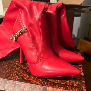Brand new red boots!!!